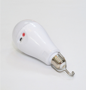 LED <b>Emergency</b> <b>Light</b> 6000K White E27 Base PC Body Hook Design 6 Hours Backup Time 25000H Lifespan IP30 Outdoor Use Li-ion Battery - Product Image 1