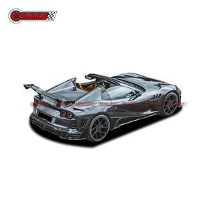 Kit carrosserie de qualité supérieure en fibre de carbone sèche style MSY pour Ferrari 812 : pare-chocs avant, jupes latérales, ailes, spoiler arrière - Product Image 3