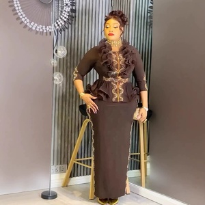 Nuovo Abito Dashiki 2026, Elegante Abbigliamento Africano per Donne, Vestito da Sera con Diamanti, Taglie Forti, Abito Lungo per Matrimoni e Feste in Stile Turco - Product Image 2