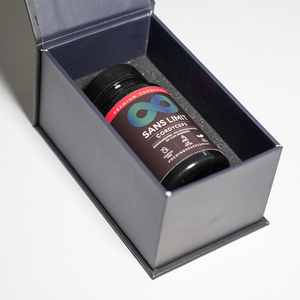 Boîte cosmétique et parfumée haut <span class=keywords><strong>de</strong></span> gamme en carton rigide noir mat avec insert, doublure en papier EVA biodégradable, aimantée - Product Image 4