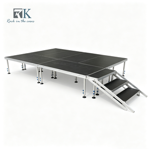 Système d'équipement de scène de haute qualité, scène portable, plateforme de scène modulaire pour les mariages, les concerts et les événements - Product Image 1