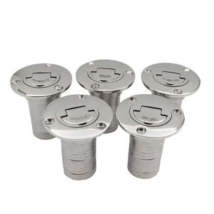 <span class=keywords><strong>Petit</strong></span> couvercle rabattable pour remplissage de pont, remplisseur de pont en acier inoxydable 316, entrée de réservoir d'eau de yacht de 1-1/2 pouces avec bouchon sans clé pour le couvercle du réservoir d'huile - Product Image 4