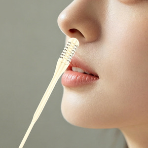 Nose Hair Trimmer Double Headed Manual Stainless Steel Portable Full Body Washable For Home Use Unisex - Product Image 1