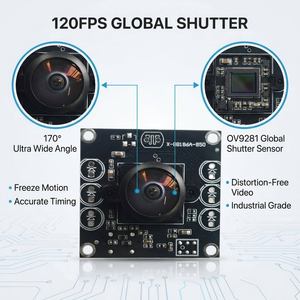 Modulo Telecamera per Riconoscimento Facciale OV9281 Global Shutter 120fps USB2.0 MJPG 170° °   Obiettivo Grandangolare per Visione Artificiale Industriale - Product Image 1