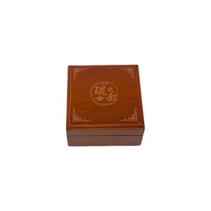 Caja de Joyería Rectangular de Madera de Acacia Hecha a Mano, Forro de Terciopelo Negro, para Anillo Individual, Compromiso, Coleccionable, Embalaje Artesanal DS - Product Image 3