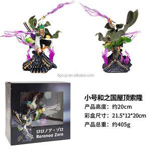 H20cm Santoryu Roof <span class=keywords><strong>Roronoa</strong></span> <span class=keywords><strong>Zoro</strong></span> figura de acción decoración de escritorio Pvc <span class=keywords><strong>Roronoa</strong></span> <span class=keywords><strong>Zoro</strong></span> figura de acción - Product Image 2