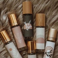 Étiquettes de bouteilles autocollantes de luxe, étiquettes privées pour huiles parfumées, autocollants en vinyle imperméables pour la vente en gros aux fournisseurs