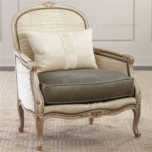 Canapé royal en bois antique, sofa de loisirs, design fait à la main, de haute qualité, 2 pièces - Product Image 4