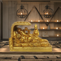 Éléphant indien dieu Murti décor figurine en résine peinte à la main pour mariage maison Mandir & Pooja article décor de salle de yoga; pour Diwali