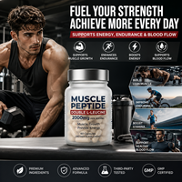 Kapsul Peptida Otot Bioby OEM Private Label dengan L-Leucine Nitrosigine untuk Mendukung Energi, Daya Tahan, dan Sirkulasi Darah