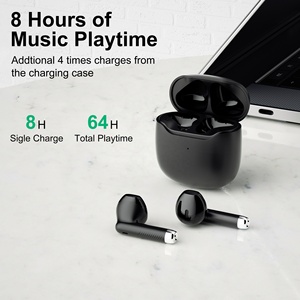 HE-055B earbud TWS ANC dengan mikrofon, headphone Gaming Stereo HIFI panggilan HD earbud audionik - Product Image 3