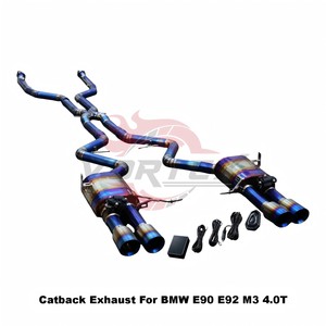 ท่อไอเสียแบบ Catback วาล์วไทเทเนียม Vortex สำหรับ BMW M3 E90 E92 E93 S65 4.0L V8 ปี 2007-2013 ชุดท่อเก็บเสียงสำหรับรถแข่งสมรรถนะสูง - Product Image 3