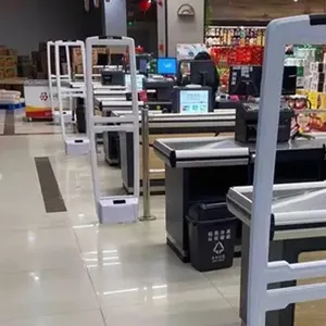 Sistema de alarme anti-roubo EAS AM para supermercado, produtos de controle de acesso, scanner de segurança para portas