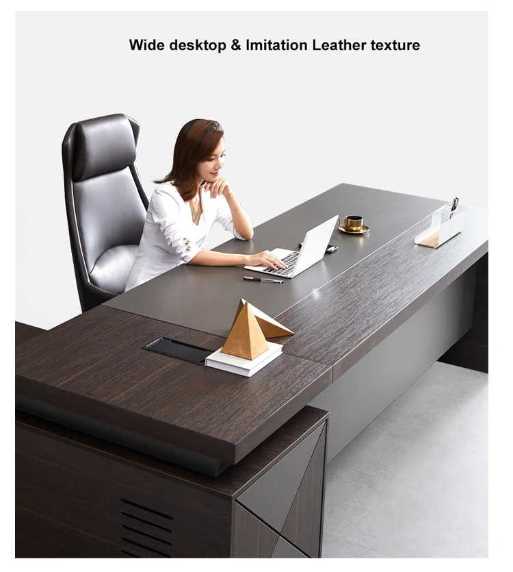 High Quality Executive Office Boss Modern Director Office Table Design L Shape Computer Wood Desk Office Table Director Desk