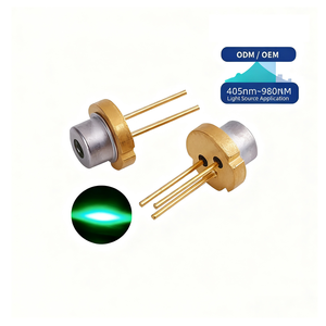 Diodo Láser Verde TO56 de 650 nm, Módulo de Fuente de Luz <span class=keywords><strong>LED</strong></span> de 150 mW, Voltaje de Retroceso Máximo de 5 V, Alta Estabilidad - Product Image 1