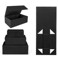 Boîte cadeau recyclable à aimant rigide doublure en éponge carton stratification brillante gaufrage pour bougies fleurs de la Saint-Valentin