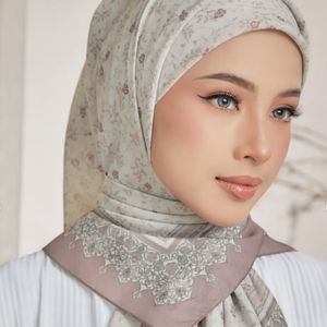 Custom Capital Malaysia Square Bawal Nuevos diseños Impreso Patrón Chal Algodón Gasa Bufandas Bandanas étnicas para Mujeres Musulmanas - Product Image 3