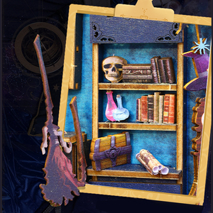 CAYI Magic Market Book <span class=keywords><strong>Nook</strong></span>, Rompecabezas 3D de Madera, Miniatura de Casa para Libros, Inserto para Estante, Kit de Book <span class=keywords><strong>Nook</strong></span>, Rompecabezas Educativo - Product Image 5