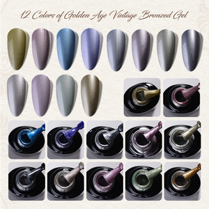 RS Own – vernis à ongles en Gel d'araignée métallique de qualité supérieure, haut de gamme, 12 couleurs, Vintage, Bronze et Bronze - Product Image 2