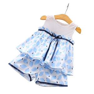 Conjunto de Ropa Infantil de Camiseta y Pantimedias con Logotipo Personalizado de Princesa de Hadas, Ropa para Niños Barata al por Mayor - Product Image 1