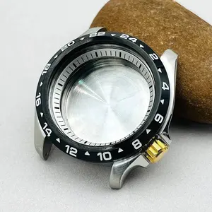 Estuches de reloj mecánicos automáticos personalizados de 42,5mm, esfera de herramientas de 28,5mm compatible con SKX007 SKX009 SKX Mod compatible con movimiento NH34 NH35 NH36