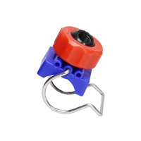 Buse de pulvérisation à jet plat et à cône plein en acier inoxydable réglable 26988 avec corps en plastique pour le nettoyage