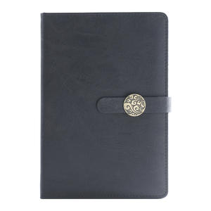Carnet en cuir A5 pour le bureau, reliure spirale, papier Daolin 80g, bloc-notes portable, fermoir magnétique, coffret cadeau - Product Image 4