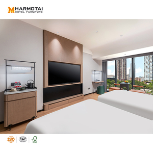 KSPACE KaiShi Hotel, Arredamento Moderno per Camere d'Albergo a <span class=keywords><strong>4</strong></span> Stelle: Mobile TV a Parete Fisso e Mobiletto Mini-bar Mobile - Product Image 3