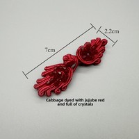 Boutons en acrylique vintage rouges Ankara en gros, en stock, pour vêtements de Nouvel An pour enfants, accessoires de couture