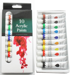 Juego de 12 Pinturas Acrílicas de Calidad Perfecta, Pinturas de Acuarela, Pinturas de Colores, Pinturas <span class=keywords><strong>al</strong></span> <span class=keywords><strong>Agua</strong></span> para Niños - Product Image 4