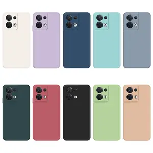 Colorful Liquid silicone texture TPU Phone Cover For Oppo Reno 8 5G Global Version Wholesale Mobile Phone Case