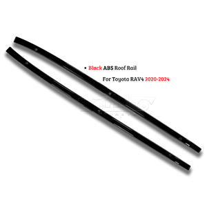 Barra portaequipajes <span class=keywords><strong>para</strong></span> techo todoterreno, plástico, negro, plateado, ABS, deportivo, estilo <span class=keywords><strong>integrado</strong></span>, portaequipajes <span class=keywords><strong>para</strong></span> techo <span class=keywords><strong>para</strong></span> Toyota RAV4 2020 2021 2023 2024 - Product Image 5