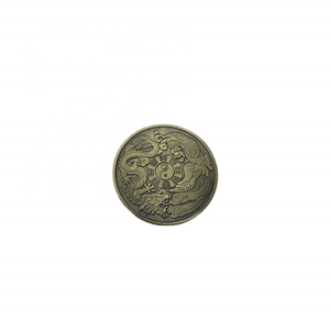 Taiji figura <span class=keywords><strong>Gossip</strong></span> moneta decorativa bronzo antico medaglione commemorativo classico drago fenice Design metallo Souvenir in ferro - Product Image 6