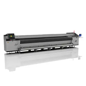 Flora цифровой баннер УФ печатная машина цена спот УФ планшетный струйный принтер с 6,8 м большого формата, 2400dpi высокого разрешения