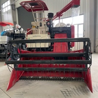 Moissonneuse-batteuse automotrice à chenilles pour riz, blé, colza et céréales, avec transmission par engrenages, moteur 88 kW et boîte de vitesses, également adaptée pour la récolte du manioc