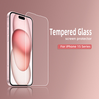 Protecteur d'écran en verre trempé étanche anti-empreintes digitales pour iPhone 11 12 13 14 XS Max iPhone 15 Pro Max qualité HD