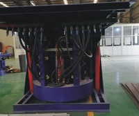 Horno de Fusión por Inducción de Frecuencia Media de 1T 1000KG, Tipo Inclinable IGBT, para Fundir Chatarra de Hierro y Acero, Equipo Industrial de Fundición