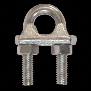 Forged Wire Rope <b>Clamp</b> Lifting And Anchoring Accessory M6 Thread Size - Product Image 3
