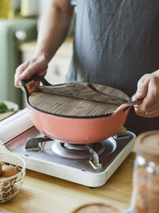 Pentola per Zuppa in <span class=keywords><strong>Ghisa</strong></span> Smaltata Pretrattata con Doppio Manico, Wok Molto Venduto - Product Image 6