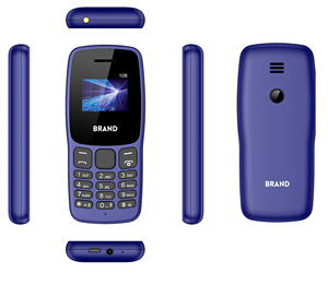 คลาสสิก2กรัม Botton โทรศัพท์1.44นิ้วรุ่น106ซิมการ์ดคู่กับลำโพงและกล้องด้านหลังโทร<span class=keywords><strong>ศัพท์</strong></span>ที่ดี - Product Image 2