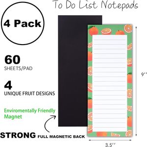 Từ Tear-Off Hàng Ngày Kế Hoạch Notepad Tủ Lạnh Bảng Tin Mềm Nam Châm Memo Pad - Product Image 2