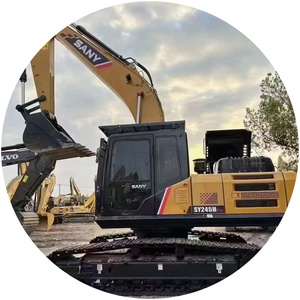 Mini-excavatrice sur chenilles SANY 245H d'occasion en excellent état, prix réduit, matériel de construction - Product Image 1