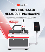 Machine de découpe laser à fibre 6060 pour matériaux métalliques, acier inoxydable, aluminium, 1500W