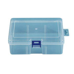 Plastic Desktop Storage Box With Lid Rectangle Office Organizer For Hardware Tools Parts Component Packaging 6 <b>Empty</b> <b>Boxes</b> - Product Image 5