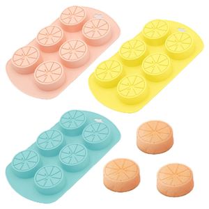 Moule à glaçons en silicone en forme de citron, 6 cavités, avec couvercle, facile à démouler, réutilisable, pour desserts, chocolat et biscuits – Offre Spéciale - Product Image 1