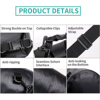 Échantillon Gratuit Sac Étanche Bâche PVC Sac à Dos Étanche de 2L 3L 5L 10L 15L 20L 30L en Gros Type Ocean Pack