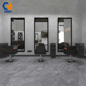 Carreaux de sol et de mur <span class=keywords><strong>en</strong></span> porcelaine brillante à texture de pierre moderne 60x120cm, antidérapants, antibactériens, pour usage intérieur, salle de bain, hôtel - Product Image 5