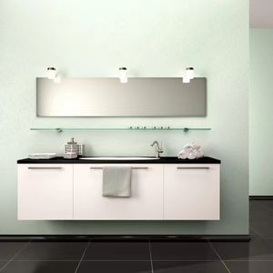 Meubles de salle de bain sur mesure 60 72 pouces Meubles de salle de bain avec miroir Armoires modernes en mélamine rectangulaires - Product Image 6