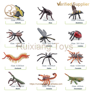 Modelos de Insectos y Animales para Educación Científica Infantil, Simulación Transfronteriza de Mariposa, Libélula, <span class=keywords><strong>Mantis</strong></span>, Escorpión, Hechos de Plástico - Product Image 2