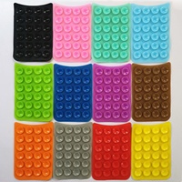 Support adhésif pour téléphone en silicone compatible avec les coques de téléphone iPhone et Android, accessoire mobile antidérapant